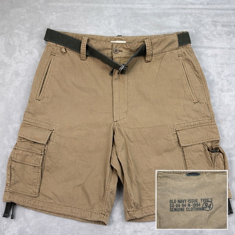 Old Navy Type 5 Cargo‎ Shorts Mens 36 Military Utility Hiking Gorpcore Tactical